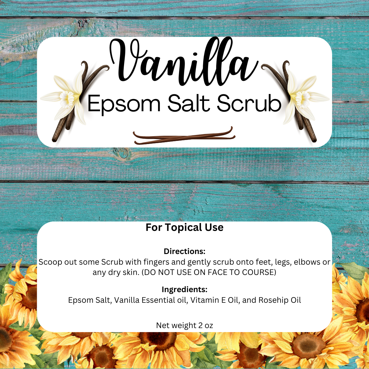 Epsom Salt Scrub Epsom Salt Scrub