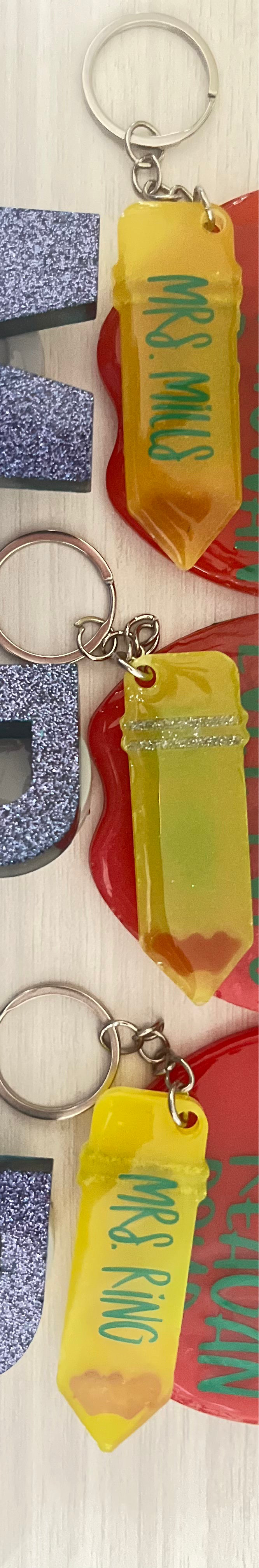 Teacher keychains Teacher keychains