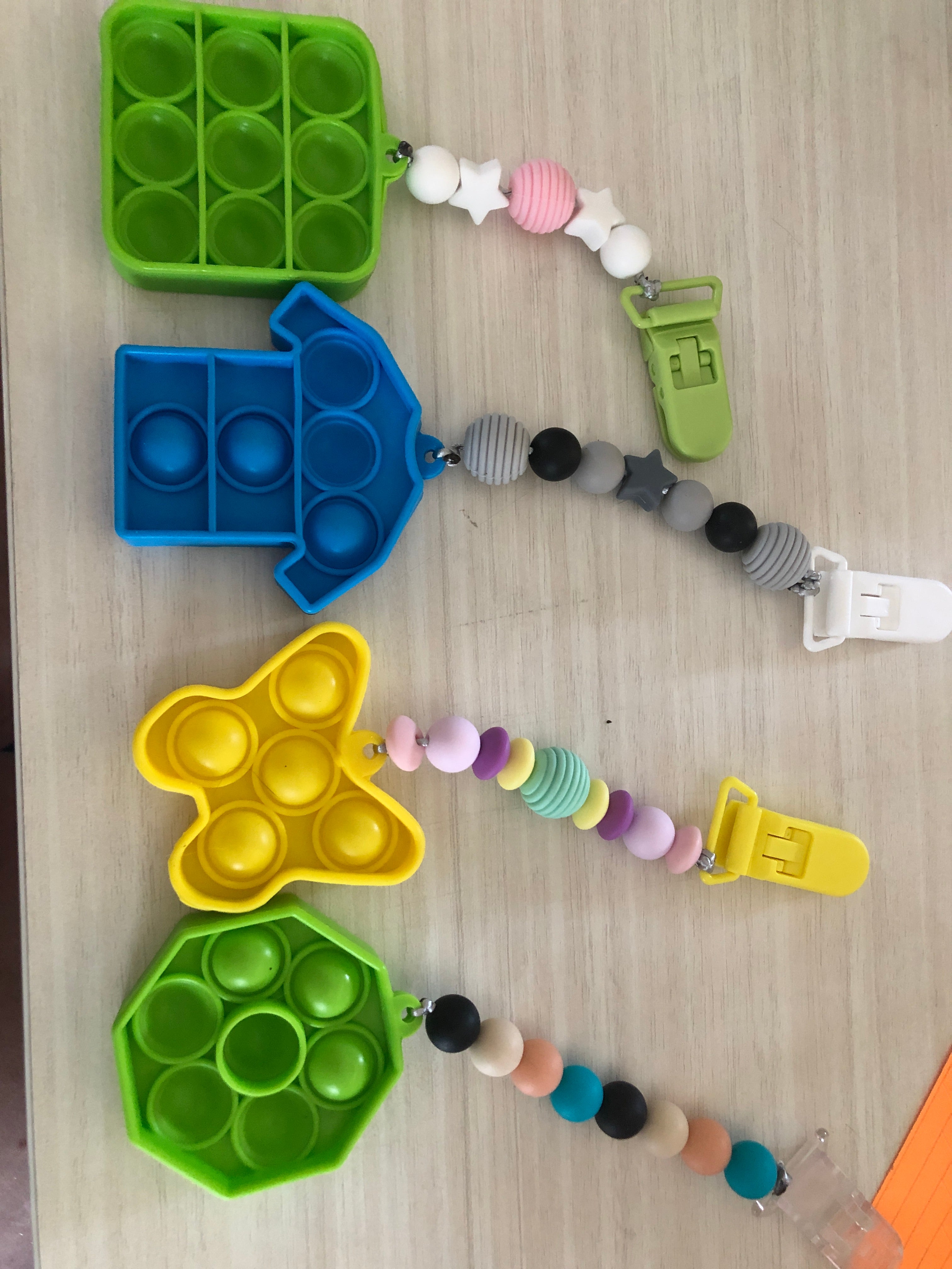 Teethers/Pacifier clips/Teething necklaces Teethers/Pacifier clips/Teething necklaces