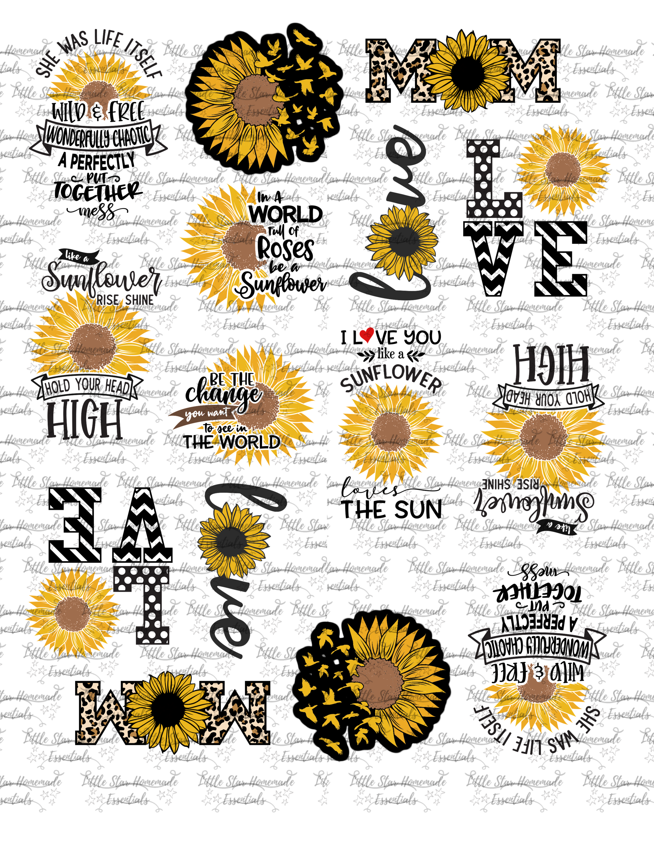 Flower Stickers Flower Stickers