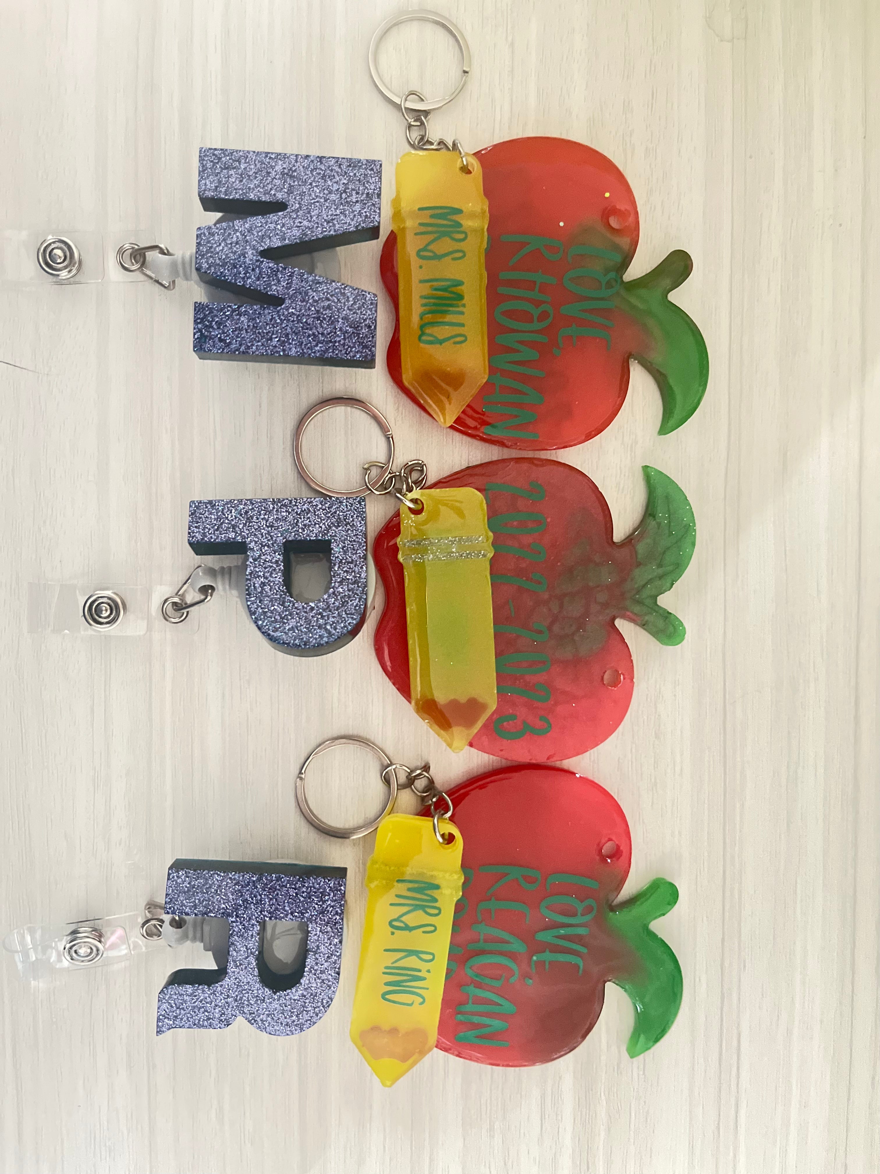 Teacher keychains Teacher keychains