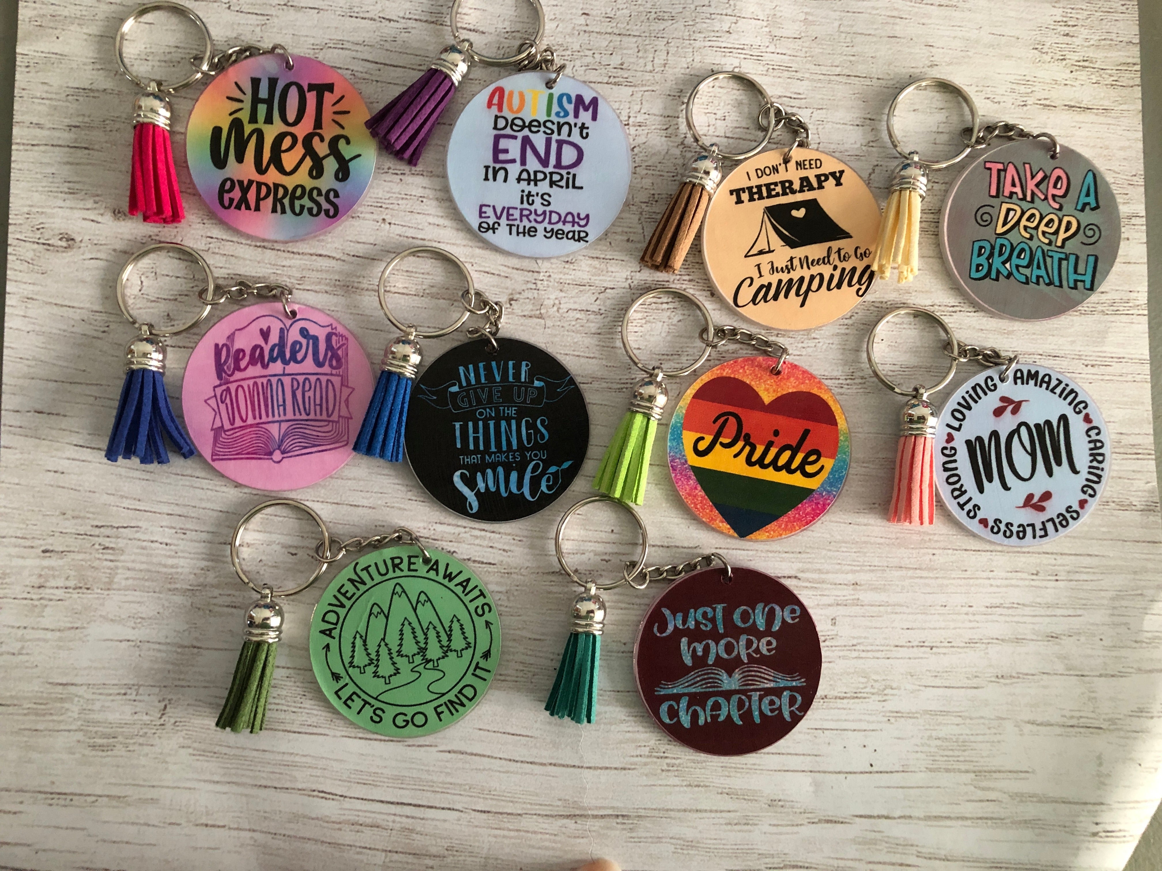 Round Keychains Round Keychains