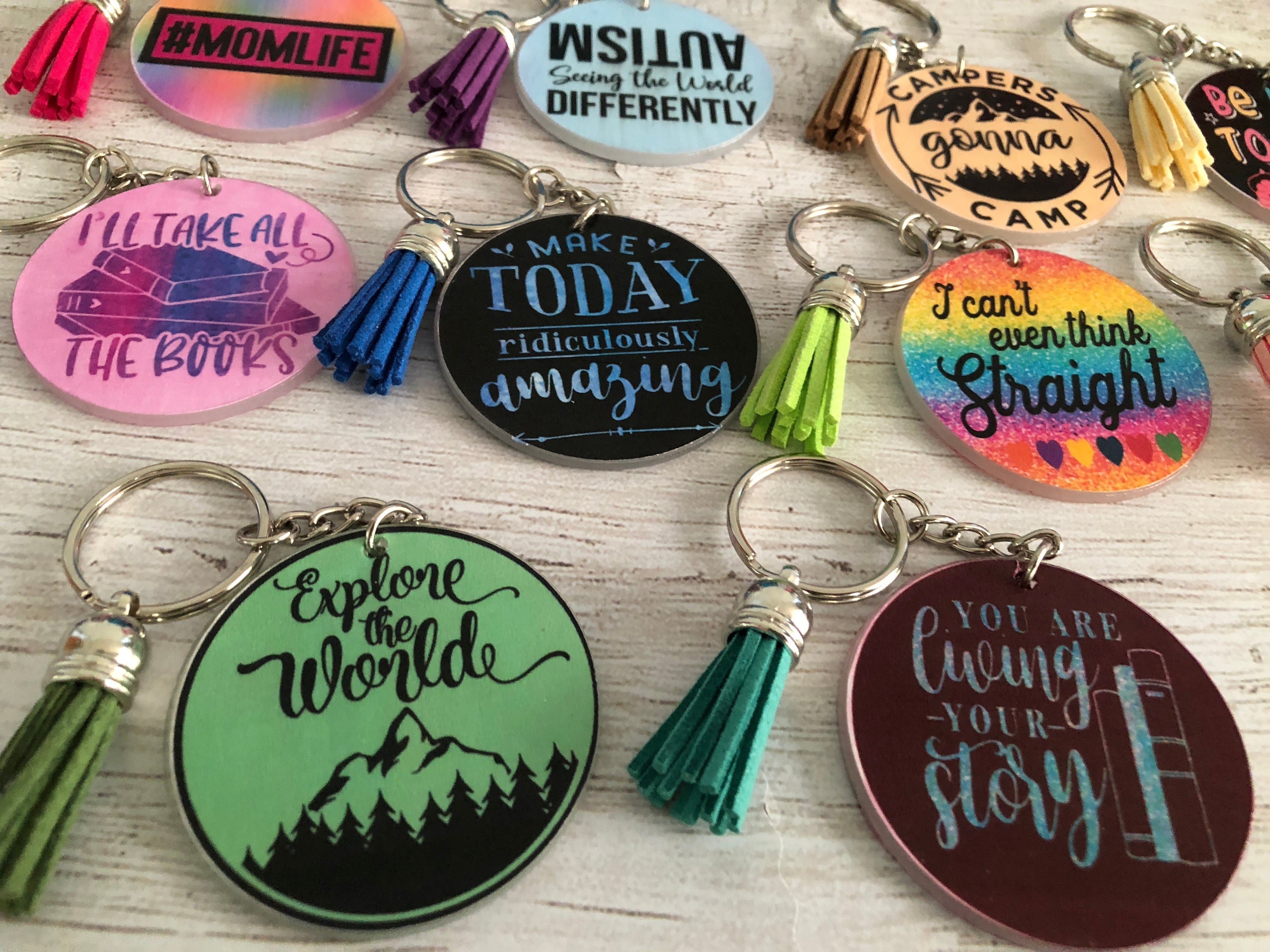 Round Keychains Round Keychains