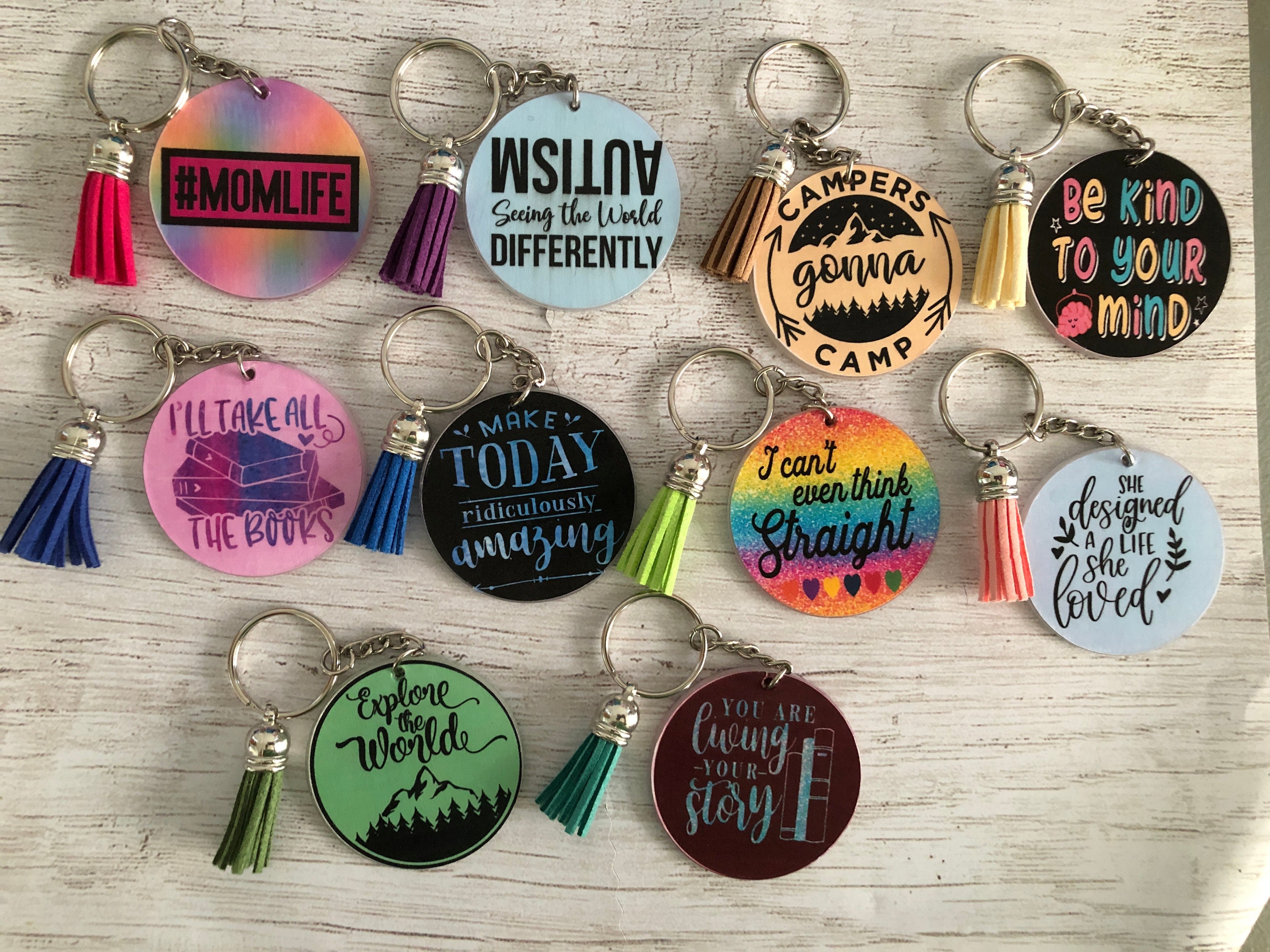 Round Keychains Round Keychains
