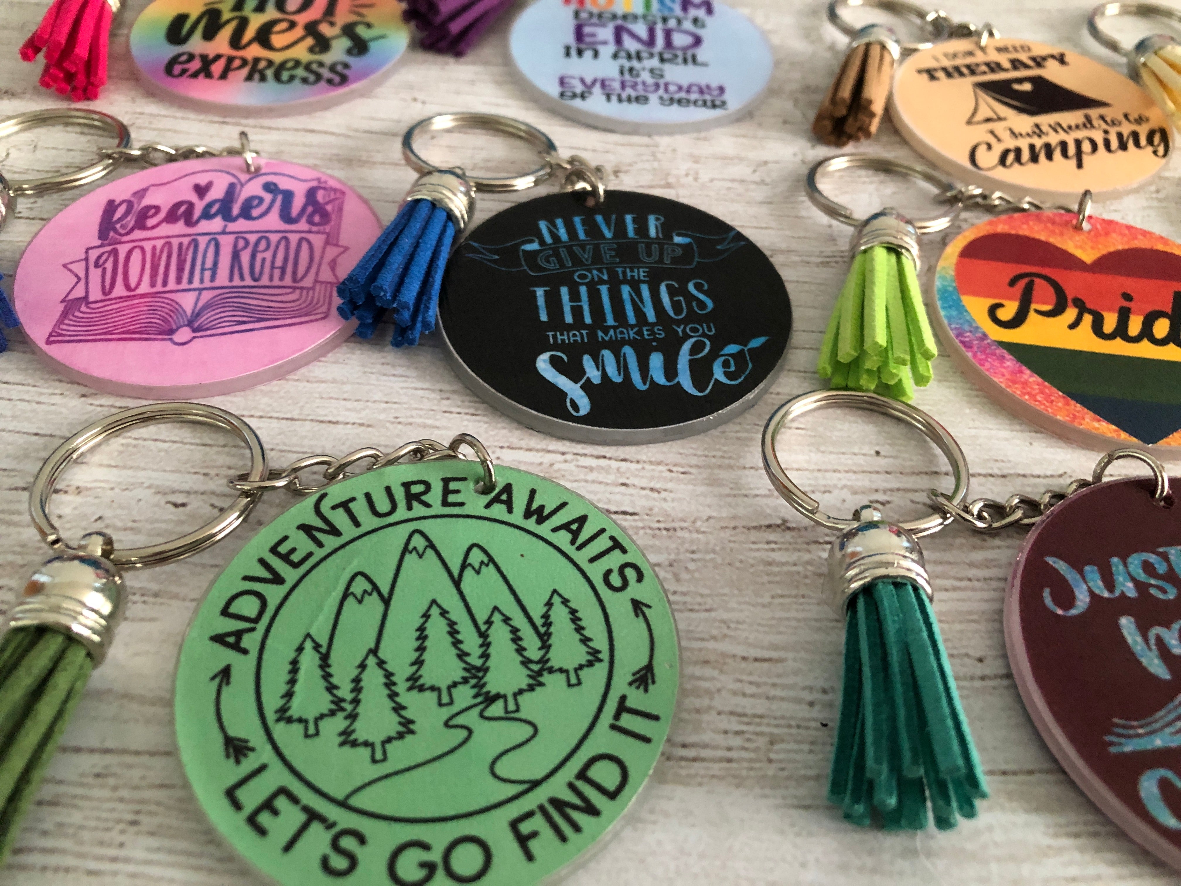 Round Keychains Round Keychains