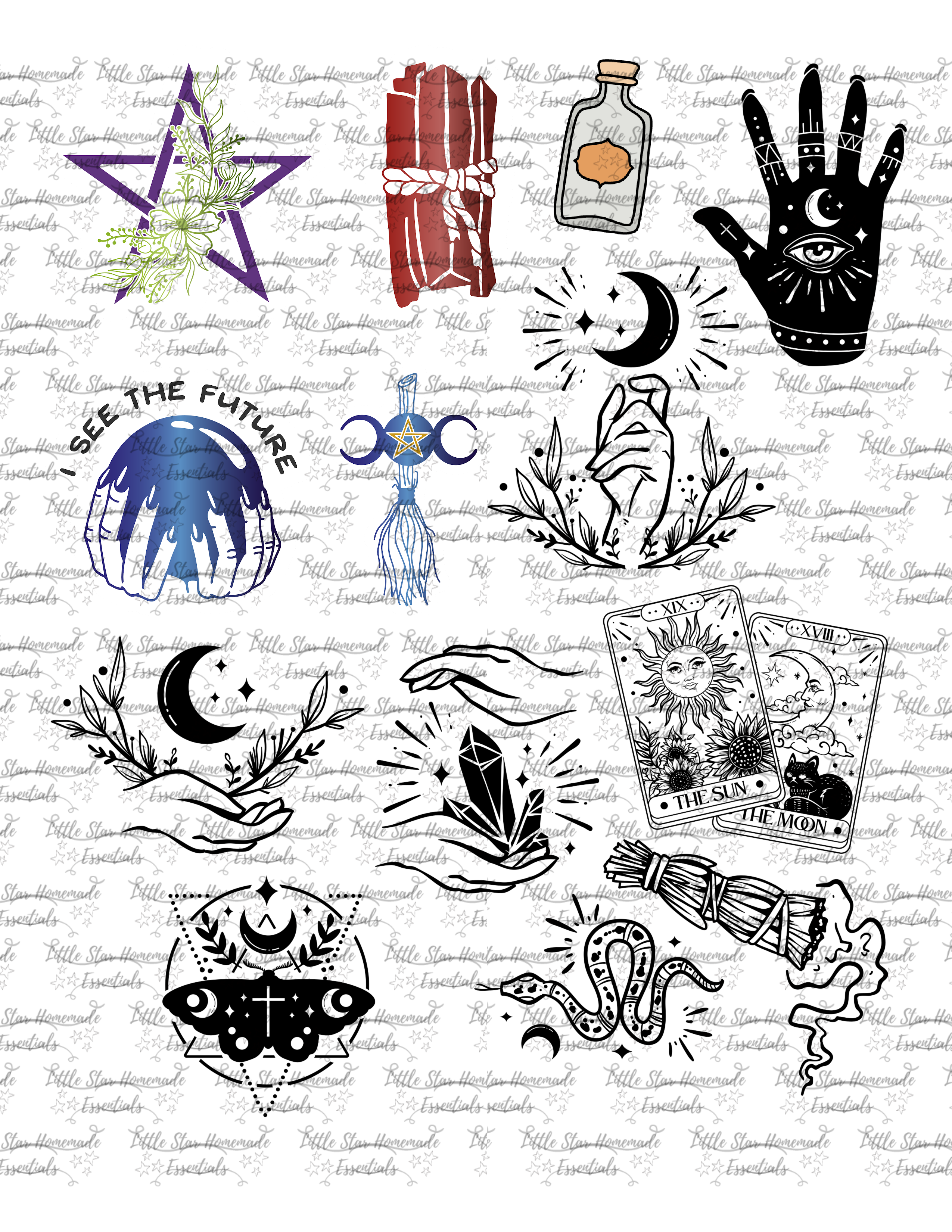 Magic/ Celestial Stickers Magic/ Celestial Stickers
