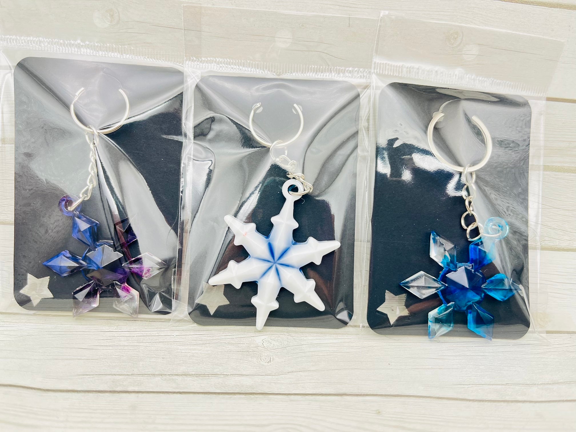 Snowflake Keychains