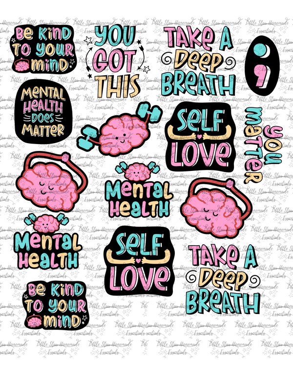 Mental Health Stickers