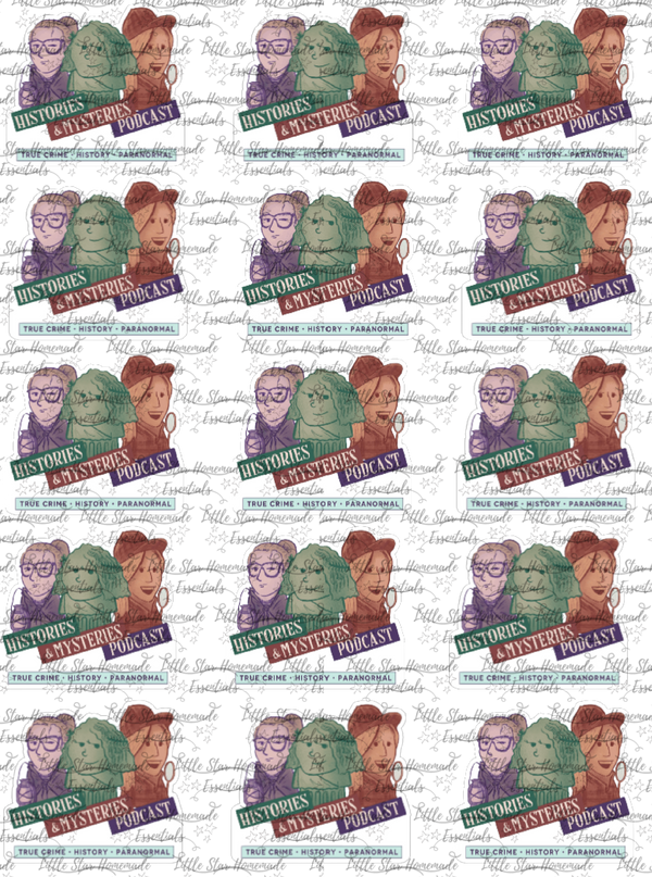 Customer requested sticker for their Podcast.