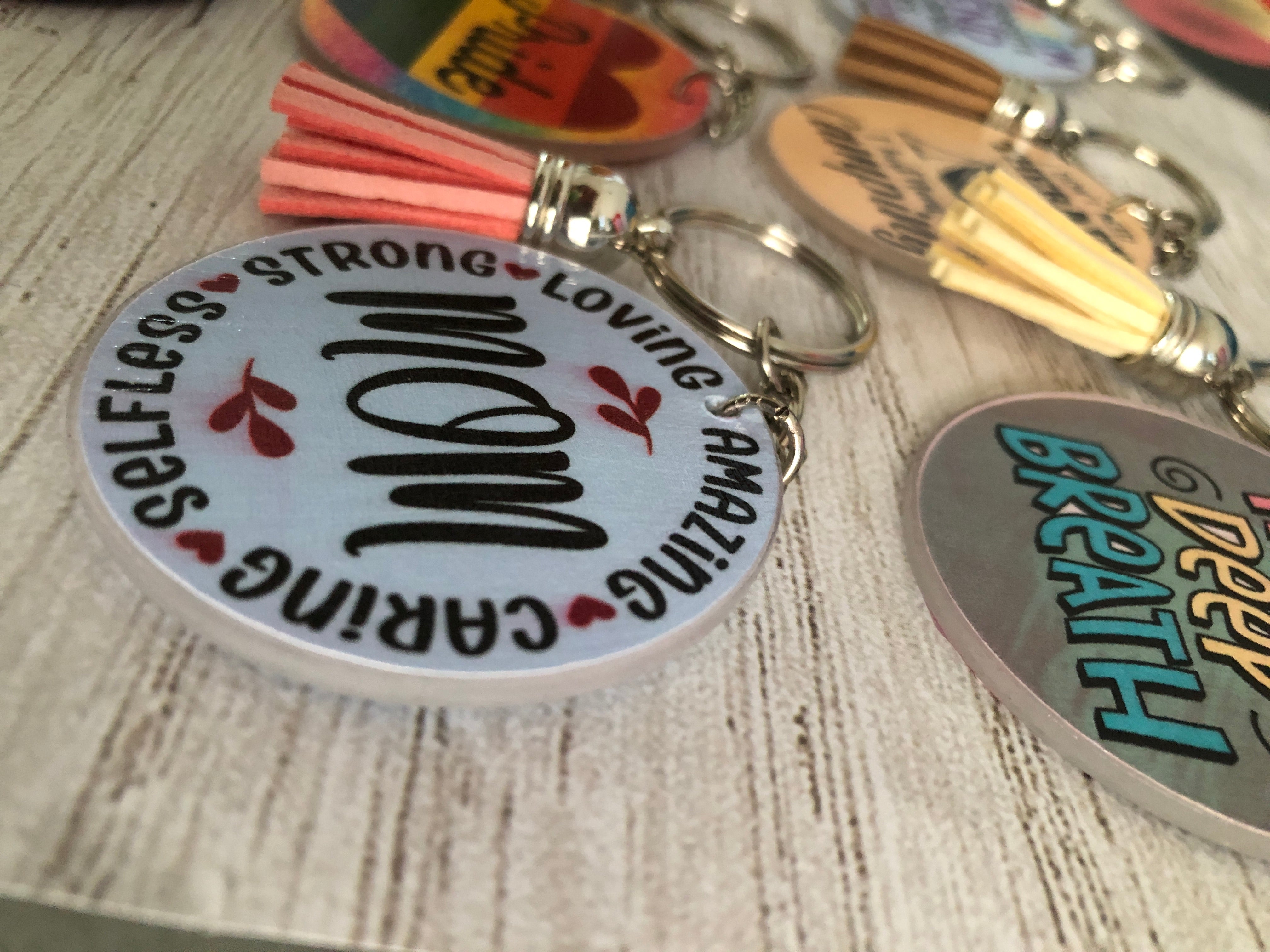 Round Keychains